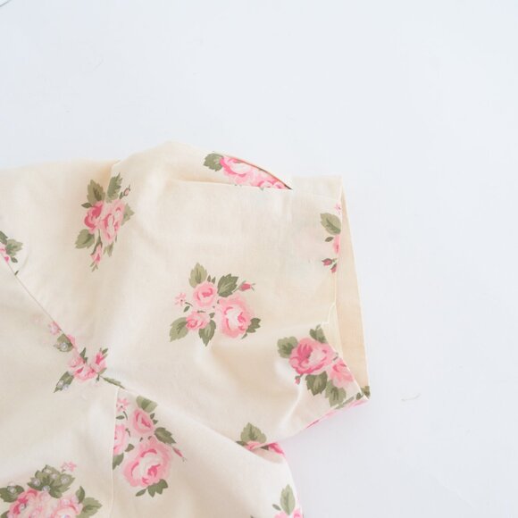 Liz Claiborne Rose Print Blazer - Cream and Pink - Picture 7 of 16